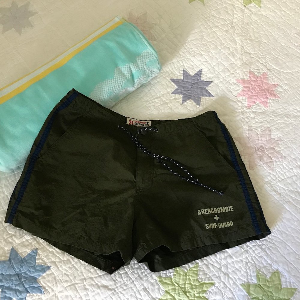 Swim & Hike in Cute Abercrombie Surf Guard Shorts